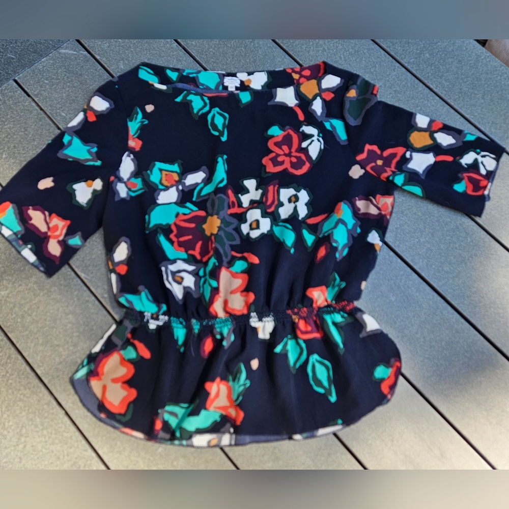 ARITZIA Wilfred Floral Short Sleeve Top